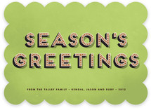 Bold Charm Holiday Non-Photo Cards