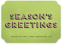 Bold Charm Holiday Non-Photo Cards