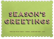Bold Charm Holiday Non-Photo Cards