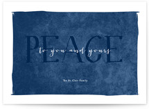 Simple Peace Holiday Non-Photo Cards
