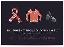 Bundled Tight Holiday Non-Photo Cards