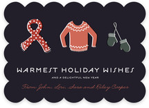 Bundled Tight Holiday Non-Photo Cards