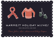 Bundled Tight Holiday Non-Photo Cards