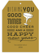 Good Cheer & Happy New Year Holiday Non-Photo Cards