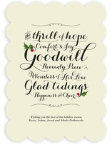 Glad Tidings Holiday Non-Photo Cards