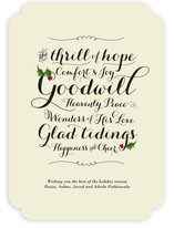 Glad Tidings Holiday Non-Photo Cards