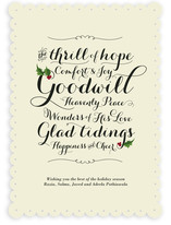 Glad Tidings Holiday Non-Photo Cards