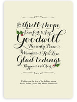 Glad Tidings Holiday Non-Photo Cards