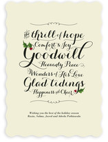 Glad Tidings Holiday Non-Photo Cards