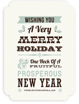 Holiday Wishes Holiday Non-Photo Cards