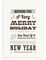Holiday Wishes Holiday Non-Photo Cards