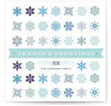 Snowflake Cornucopia Holiday Non-Photo Cards