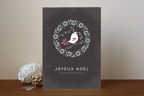 Merry Wreath Holiday Non-Photo Cards