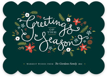 Greetings of the Season Holiday Non-Photo Cards