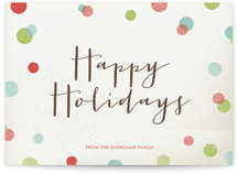 Dotty Holiday Holiday Non-Photo Cards