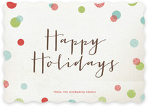 Dotty Holiday Holiday Non-Photo Cards