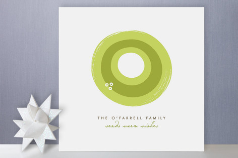 Statement Wreath Holiday Non-Photo Cards