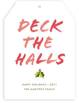 Deck the Halls Holiday Non-Photo Cards