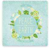 Peace is Cool Holiday Non-Photo Cards