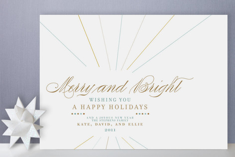 Float + Make Merry Holiday Non-Photo Cards