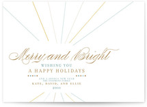 Float + Make Merry Holiday Non-Photo Cards
