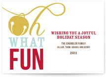 Oh What Fun Holiday Non-Photo Cards