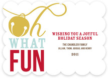 Oh What Fun Holiday Non-Photo Cards