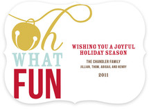 Oh What Fun Holiday Non-Photo Cards