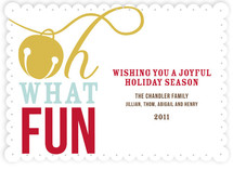 Oh What Fun Holiday Non-Photo Cards