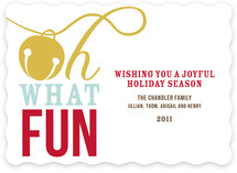 Oh What Fun Holiday Non-Photo Cards