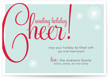 Cheers! Holiday Non-Photo Cards