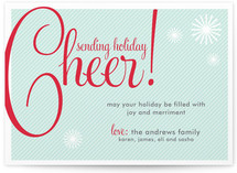 Cheers! Holiday Non-Photo Cards, by Paper Dahlia