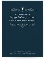 Sweet Star Holiday Non-Photo Cards, by Sweet Paper Studio