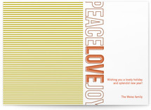 Modern Love Holiday Non-Photo Cards, by Oscar+Emma Design