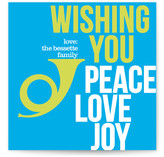 Peace Love and Bop Holiday Non-Photo Cards