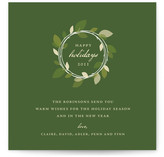 Autumn Wreath Holiday Non-Photo Cards