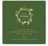 Autumn Wreath Holiday Non-Photo Cards