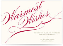 Winter Flourish Holiday Non-Photo Cards