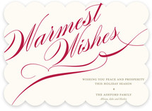 Winter Flourish Holiday Non-Photo Cards