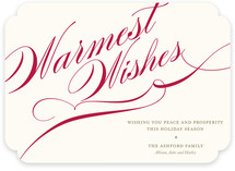 Winter Flourish Holiday Non-Photo Cards