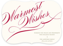Winter Flourish Holiday Non-Photo Cards