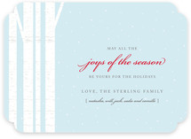 Winter Birch Holiday Non-Photo Cards