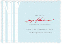 Winter Birch Holiday Non-Photo Cards