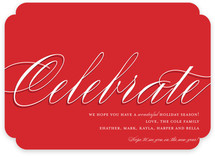 In Style Celebration Holiday Non-Photo Cards