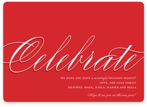 In Style Celebration Holiday Non-Photo Cards