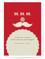 Joyeux Noel + St Nick Holiday Non-Photo Cards