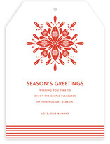 Nordic Snowflake Holiday Non-Photo Cards