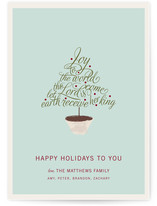 Joy to the World Holiday Non-Photo Cards