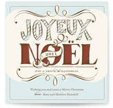 Joyeux Noel Holiday Non-Photo Cards
