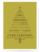 A Very Merry Christmas Holiday Non-Photo Cards